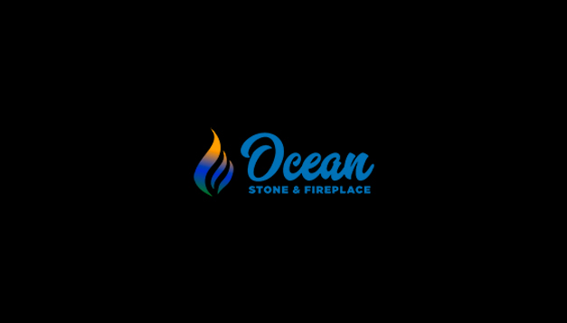 Ocean Stone and Fireplace