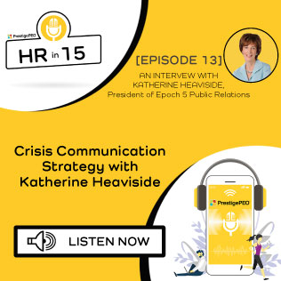 EPISODE 13: Crisis Communication Strategy with Katherine Heaviside, President of Epoch 5 Public Relations