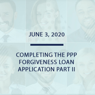 Completing the Paycheck Protection Forgiveness Loan Application part 2