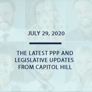 The latest paycheck protection program and legislative updates from capitol hill