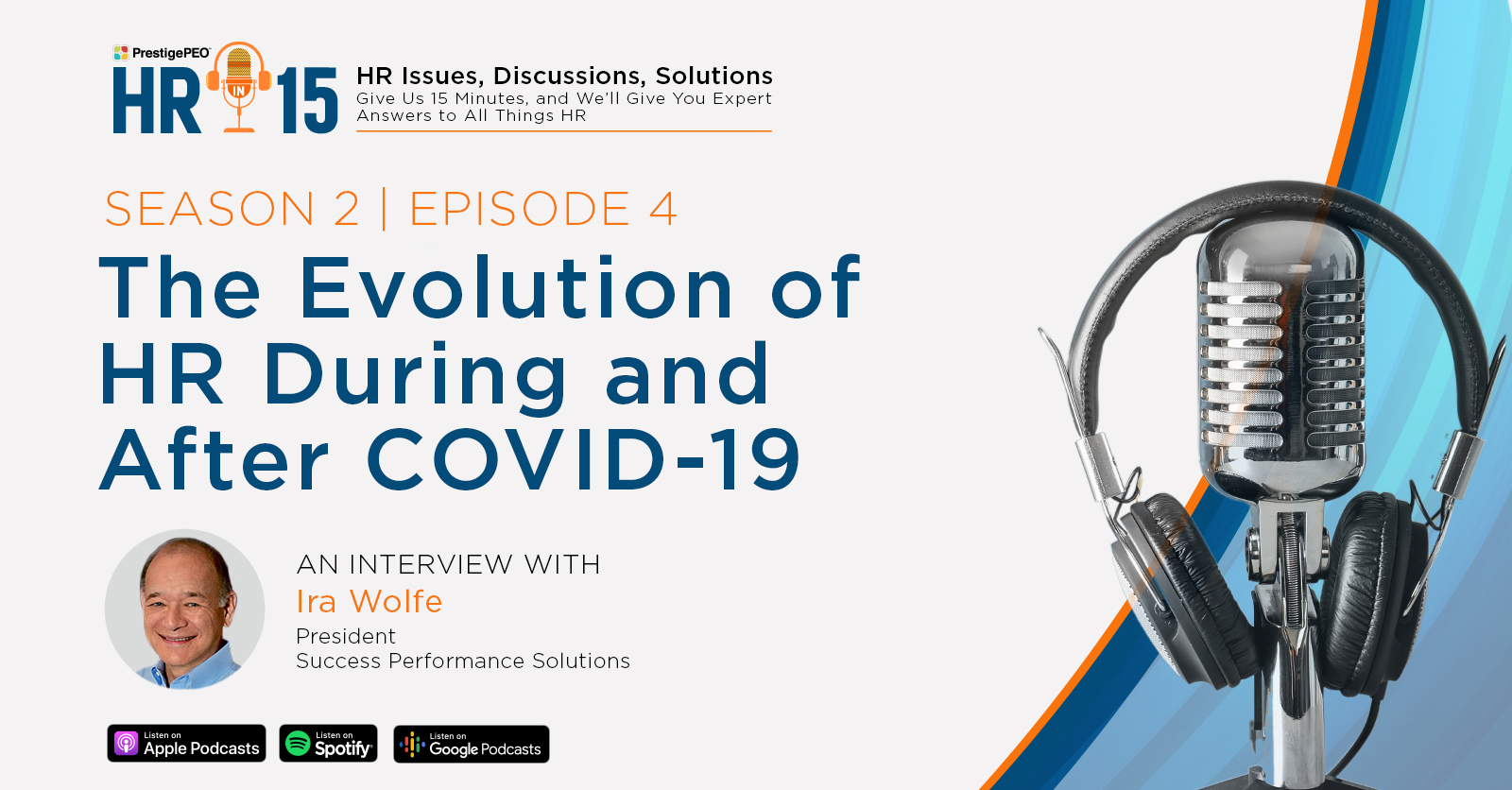 HR-in-15 Interview with Ira Wolfe: The Evolution of HR During and After COVID-19