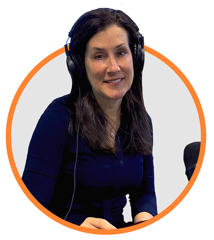 This is an image of our Vice President of Marketing and Communications, Nancy Arato. It indicates how she is one of the hosts of PrestigePEO's HR-in-15 Podcast.