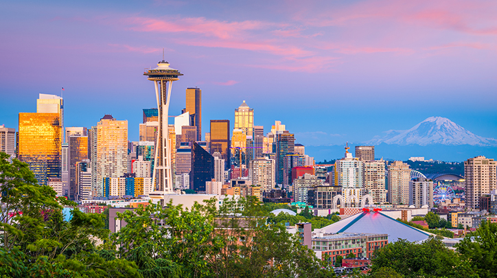 110921 Tips for Hiring Workers from Washington in the New Year _BLOG_IMAGE Vibrant Seattle Skyline