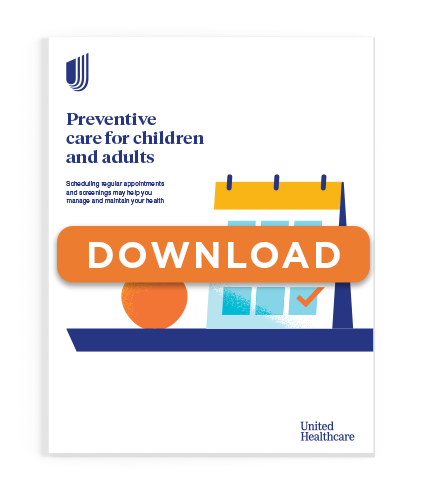 Preventive Care for Children and Adults Infographic Download