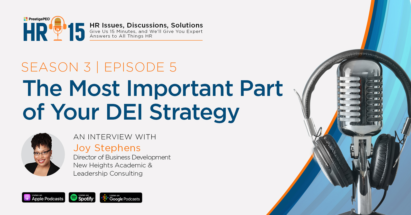 HRin15_S3_E5_Joy_Stephens_Blog_Artwork HR-in-15 Interview with Joy Stephens: The most important part of your DEI strategy