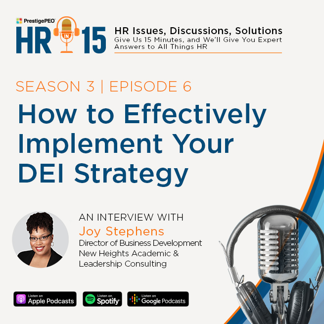 S3 E6: How to Effectively Implement Your DEI Strategy