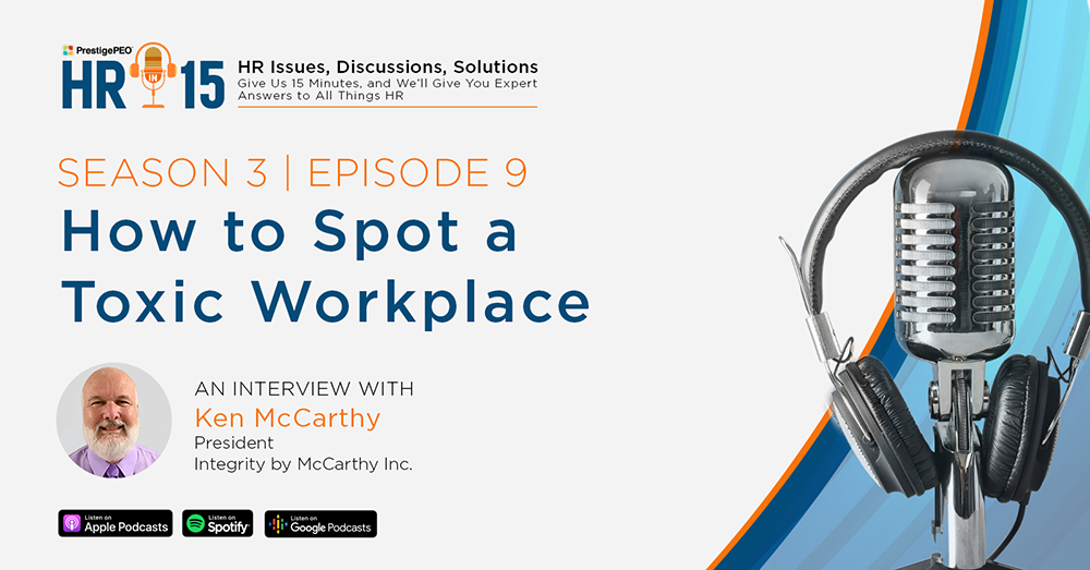 HRin15 Interview with Ken McCarthy: How to spot a toxic workplace