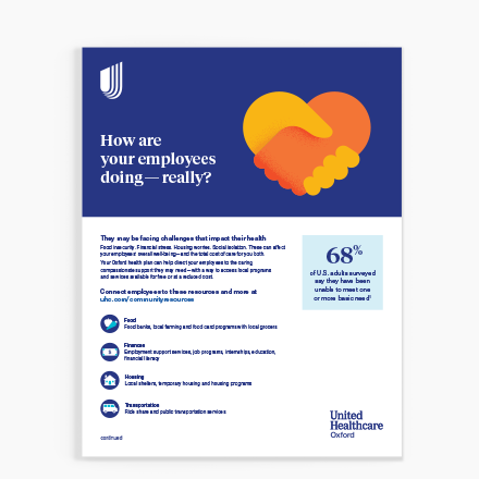 United Healthcare - How are your employees doing - really? Infographic