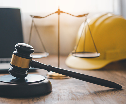 gavel and scales of justice