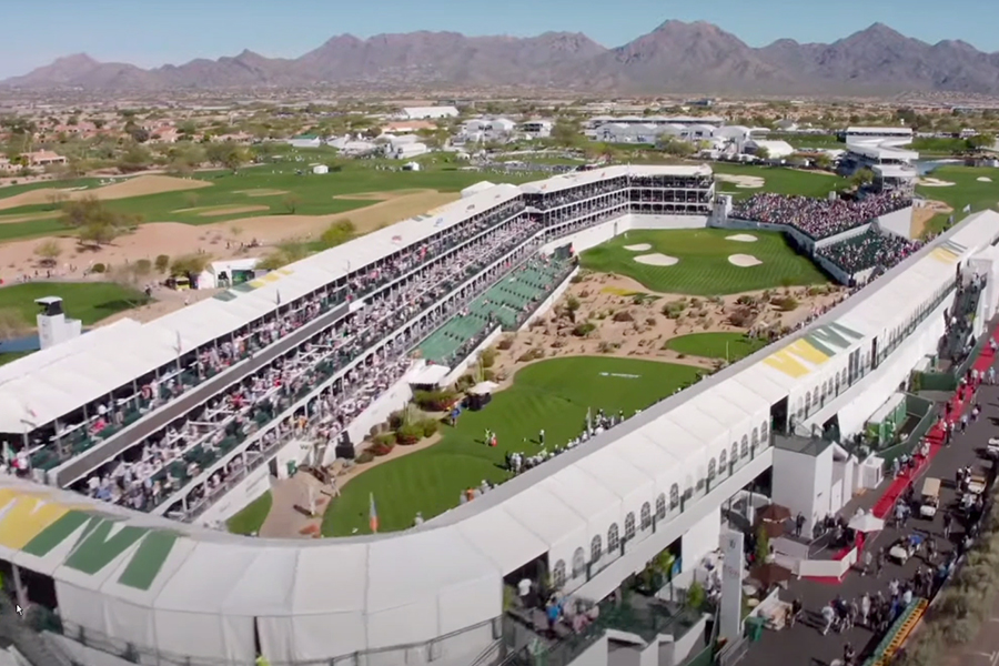 WM Phoenix Open Tourney Images Overhead Overhead view of WM Phoenix Open