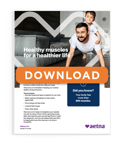 Aetna - Healthy Muscles for a Healthier Life