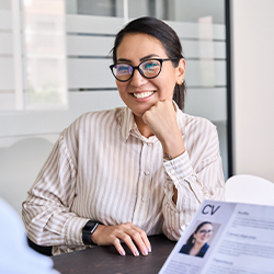 HR Guidance - One Month Free HR Guidance - Female on a job interview