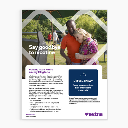 Aetna Quitting Nicotine