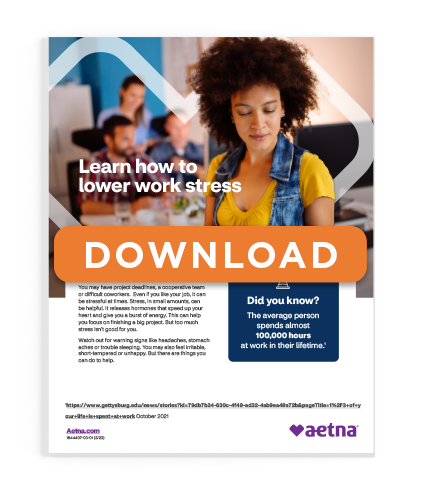 Aetna Lower Work Stress