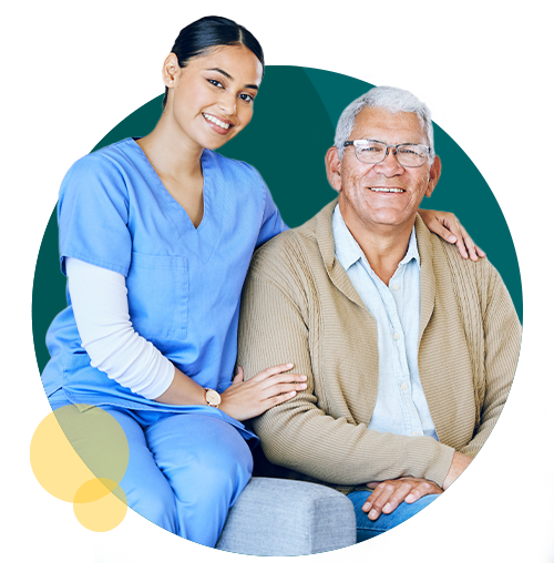 Caregiver with Senior Citizen