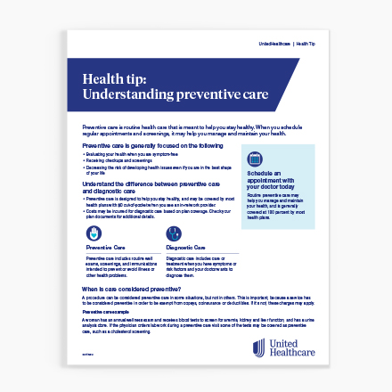 Understanding Preventive Care