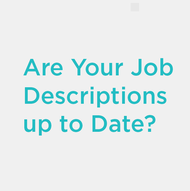 Insights April - Are your job descriptions up to date?