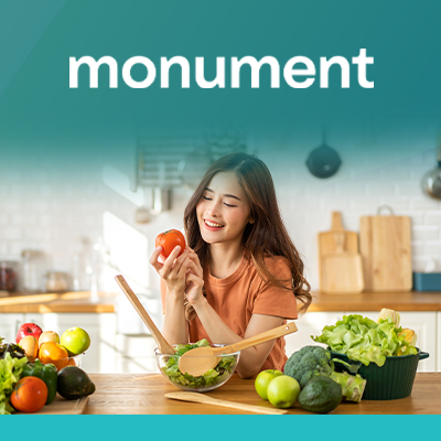 Insights_Monument_Image_banner_022525 Monument - Female eating healthy