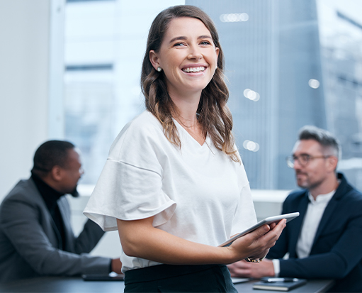 happy office employee happy office employee