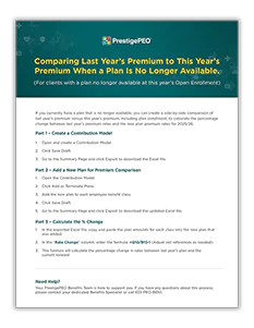 PrestigePEO Plan Change & Rate Comparison Cover Image 3 PrestigePEO Plan Change & Rate Comparison Guide