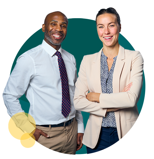 prestigepeo-event-registration-form-image Event Registration Form Image - Business People Standing Smiling